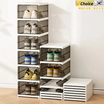 6 Layer Foldable Shoe Storage Box
