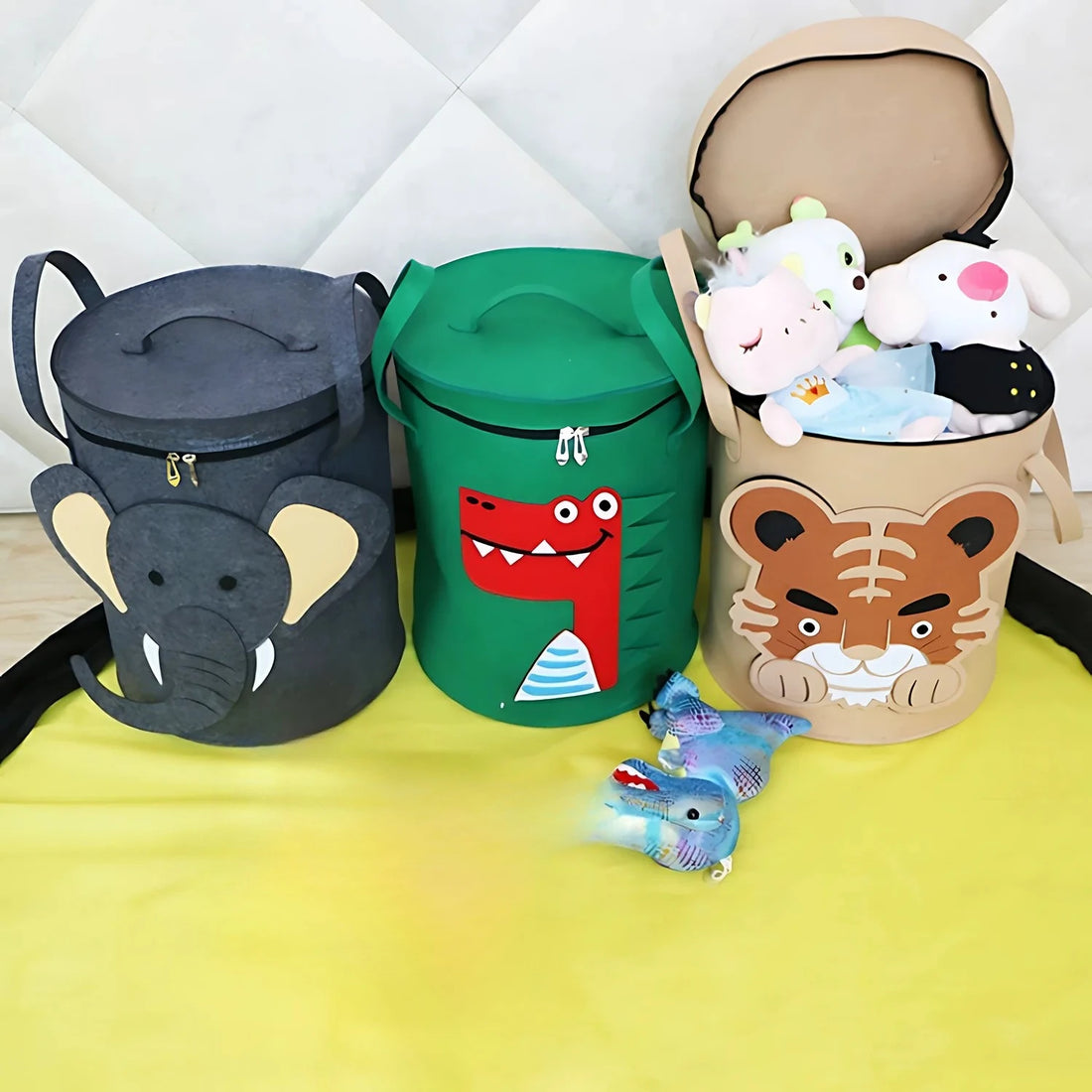 Cartoon Animal Foldable Storage Basket